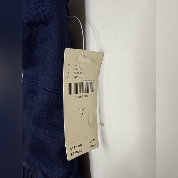 Maeve - Anthropologie - Rosette Strapless Fit and Flare Denim Mini Dress - US 2 - Picture 6 of 14